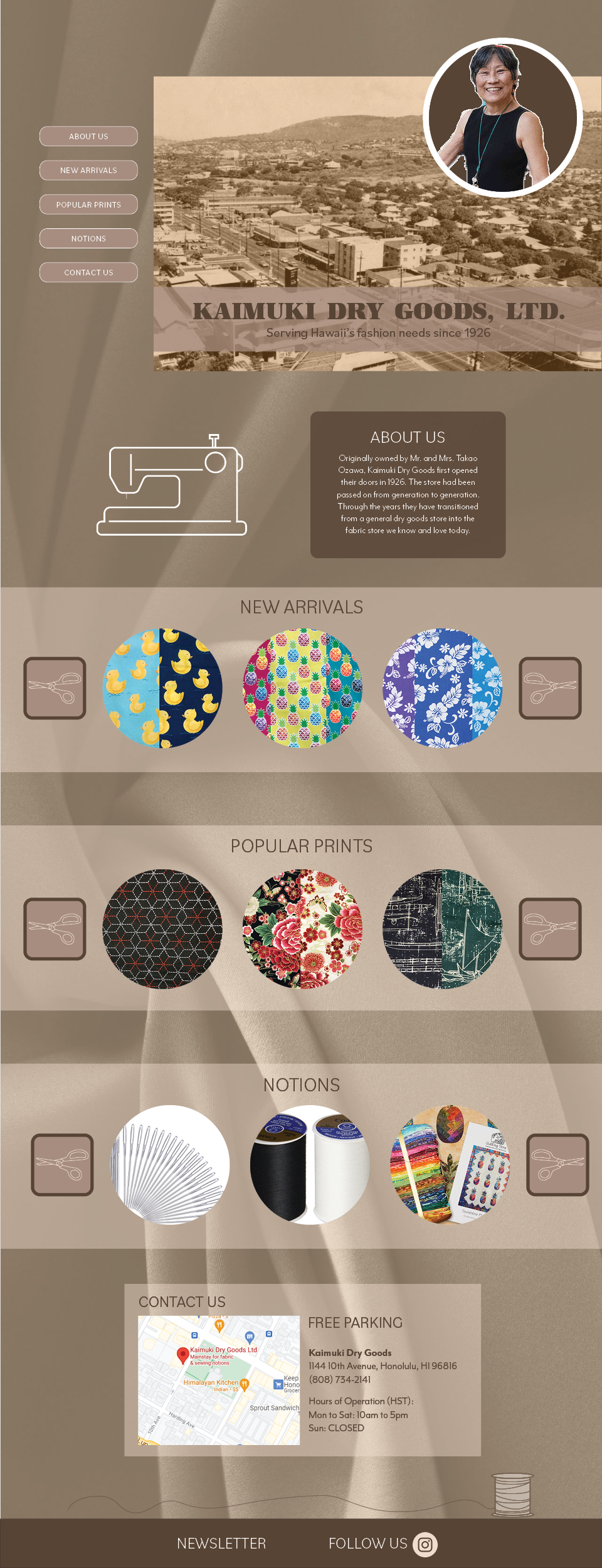 single-scroll website design